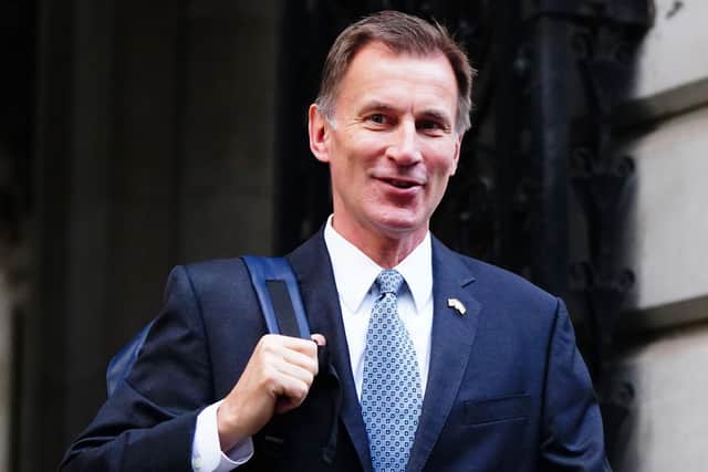 UK Chancellor of the Exchequer Jeremy Hunt who will set out his Spring Budget plan on Wednesday.