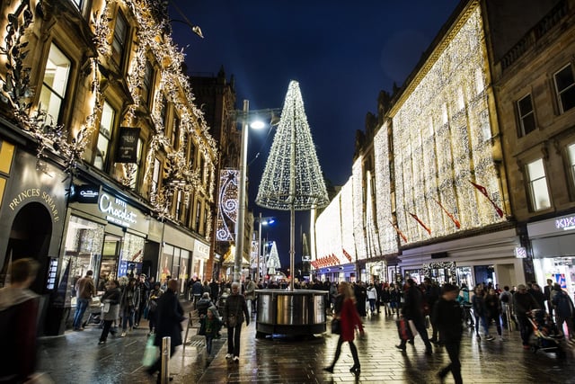 Giving the capital a run for its money, Glasgow’s fairy-lit Buchanan Street sparkles every December.