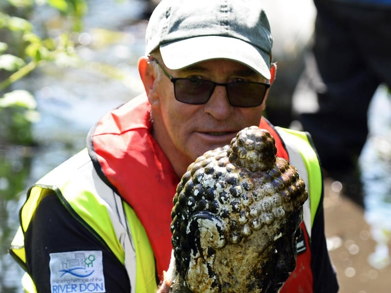 Chris Firth, pictured during the Litter Pick.
