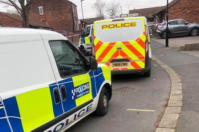 Two men were shot in Woodhouse, Sheffield, last week