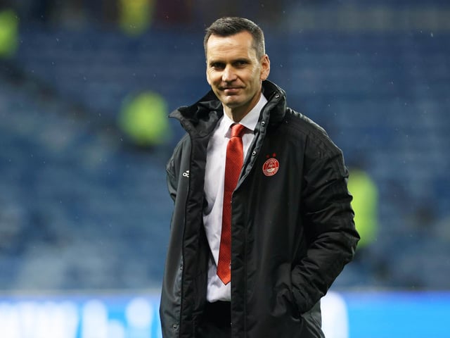 Stephen Glass expressed his disappointment over the penalty decision which ultimately cost Aberdeen a win at Rangers. John Beaton adjudged David Bates to have fouled Fashion Sakala, an incident which Glass believed was not the right decision. He said: "It is a little bit of coming together, but it isn't a penalty kick.” (Various)