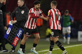 Most of Reda Khadra's appearances for Sheffield United have come from the bench: Andrew Yates / Sportimage