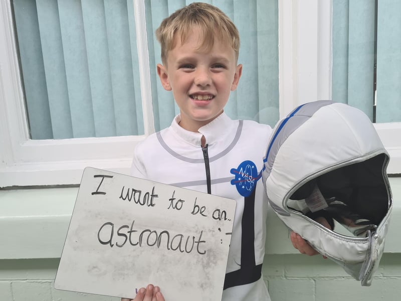 I want to be an astronaut.