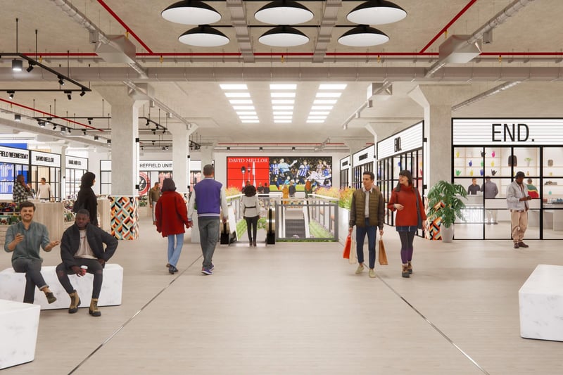 Shopping on the ground floor - the plan is for these to be mostly independent businesses. Credit: AHMM Architects.