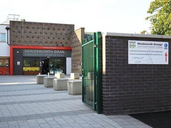 Handsworth Grange Community Sports College, on Handsworth Grange Road, issued 417 suspensions during the 2021-22 academic year.