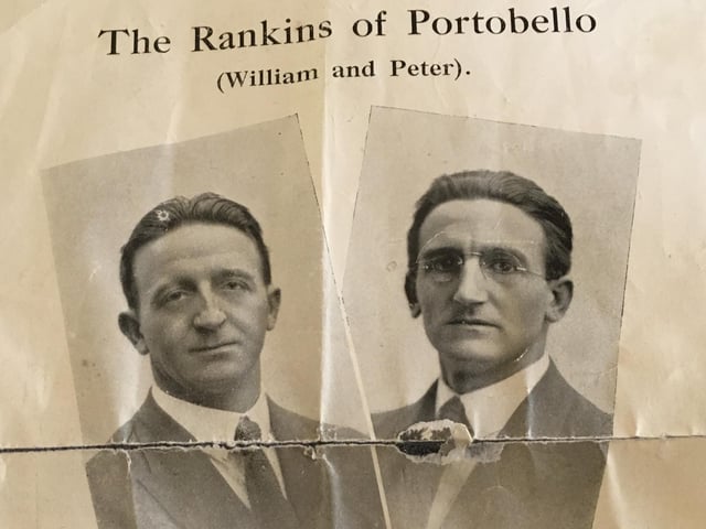 William and Peter Rankin started the business in 1912, selling fruit and vegetables from a small hand cart in Infirmary Street.