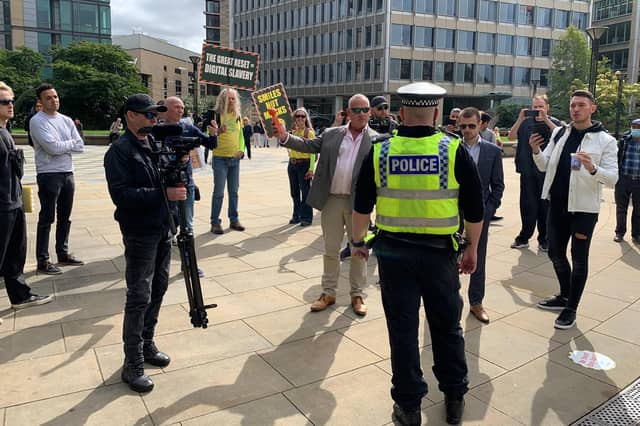 'Anti-mask' protest