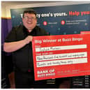 Sylvia Morton is celebrating after winning over £9,500 at Buzz Bingo Sheffield Parkway