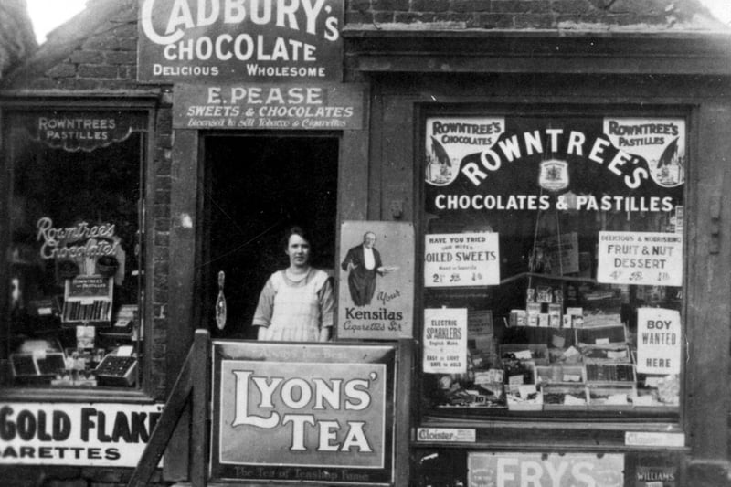 Ye Olde Sweete Shop, Chesterfield Road, Woodseats in the 1920s. Ref no: s00878