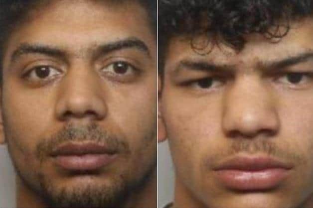Pictured, left to right, is Rudolph Kroscen, aged 23, and Ludovik Kroscen, aged 18, both of Avondale Road, near Masbrough, Rotherham, who were jailed at Sheffield Crown Court after they admitted causing grievous bodily harm with intent following an attack on a neighbour.