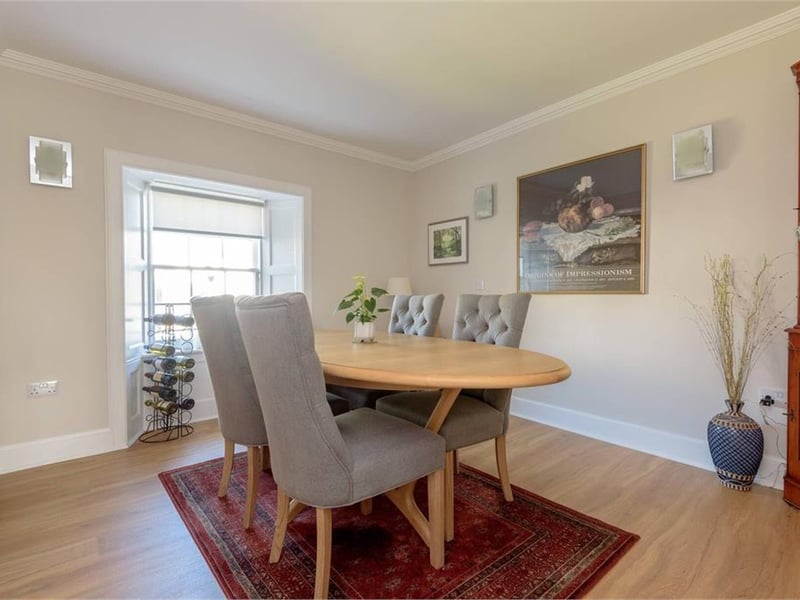 Bedroom 2 (currently used as a dining room).