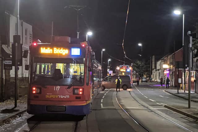 Tram and bus routes are affected.