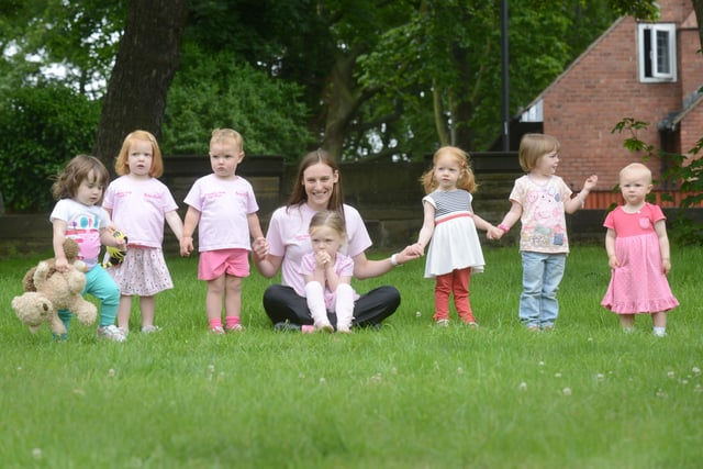Back to 2013 and Emma Landsbury, centre, is pictured with members of her Ballet Bears Dance Academy in Ashbrooke.