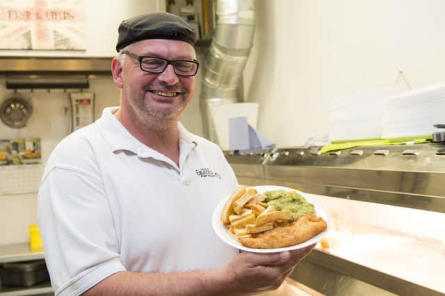 Bruce Payne at The Market Chippy in Sheffield. Picture: Dean Atkins.