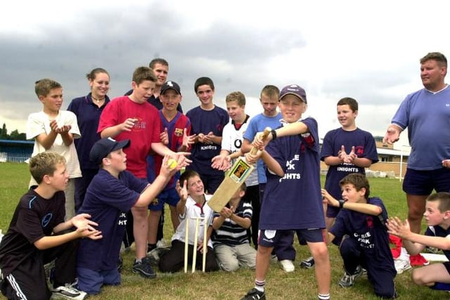 Summer camp at Armthorpe Road Ground in 2003.