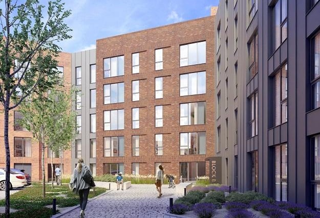 This three-bedroom flat in the Great Central development has an asking price of £235,000 - it is expected to be completed later in 2020. The sale is being handled by Parker Buchanan. (https://www.zoopla.co.uk/new-homes/details/54462909)