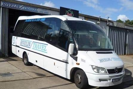 One of Sheffield coach and bus firm owner Ky Moynihan's fleet of buses. He has opposed Clean Air Zone charges being brought in to central Sheffield