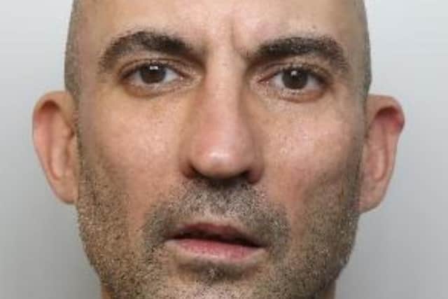 Olaf Nazim, aged 45, of Harrowden Road, at Tinsley, Sheffield, has been jailed after he slashed a man in the street and stabbed him at Sheffield’s Meadowhall shopping centre