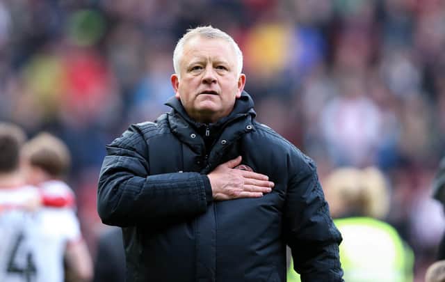 Chris Wilder reached the milestone of 100 wins as Sheffield United manager at the weekend