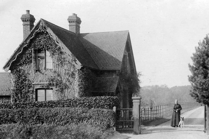 The Lodge leading to Keydell House, which was set in 45 acres on the edge of Horndean
Picture: Paul Costen collection