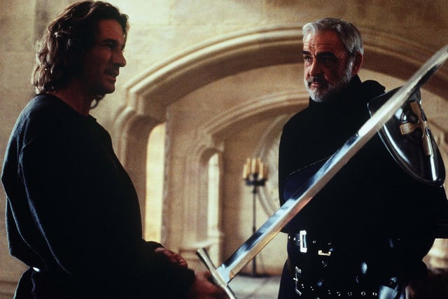 Sean Connery and Richard Gere in First Knight in 1995