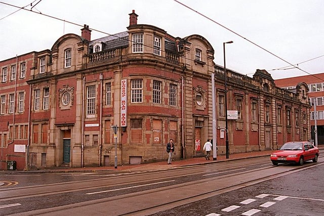The Glossop Road swimming baths pictured in July 1996