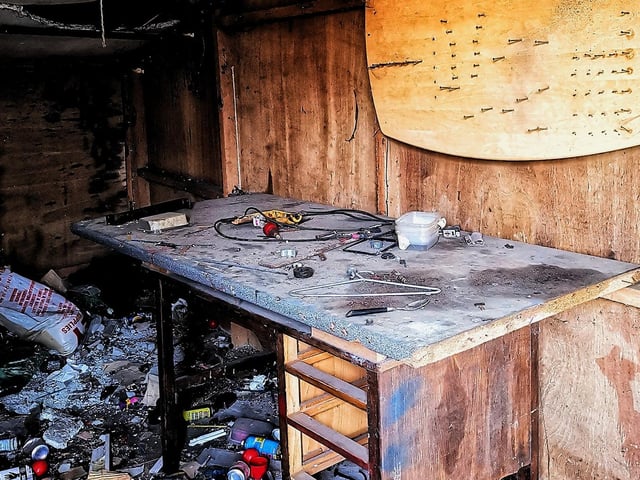 The place has been stripped.
