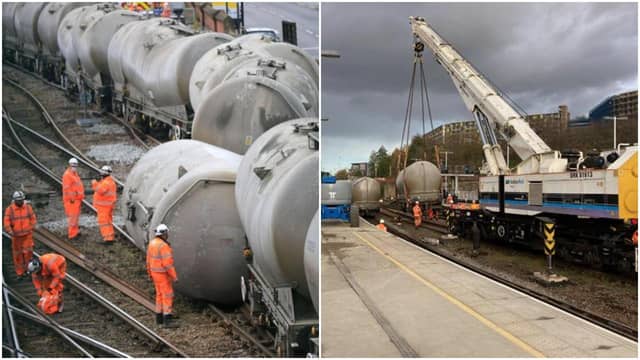 It took six days for repair and recovery work to be completed.