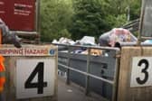 A household waste recycling centre in Sheffield. Picture from Sheffield Council