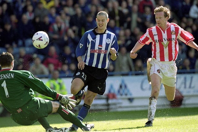 Another dose of magic from Kevin Phillips over the Easter Weekend at Hillsborough. Sunderland lived precariously for 86 minutes, soaking up pressure from their hosts as the Owls squandered countless chances. Then in stepped Phillips, who netted twice in the final four minutes to claim the three points for the Black Cats.