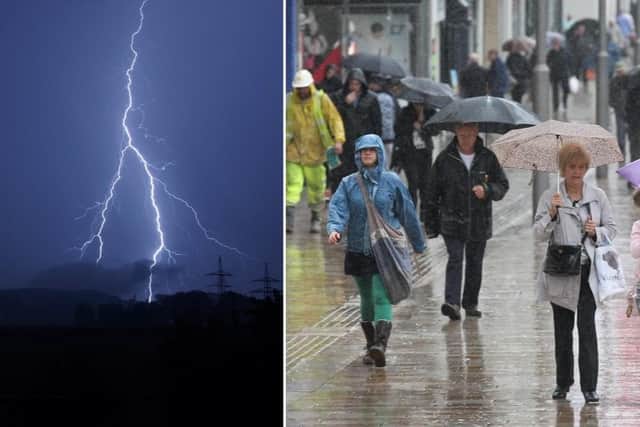 Thunderstorms are set to sweep across Sheffield from this afternoon, with forecasters issuing a yellow weather warning for rain