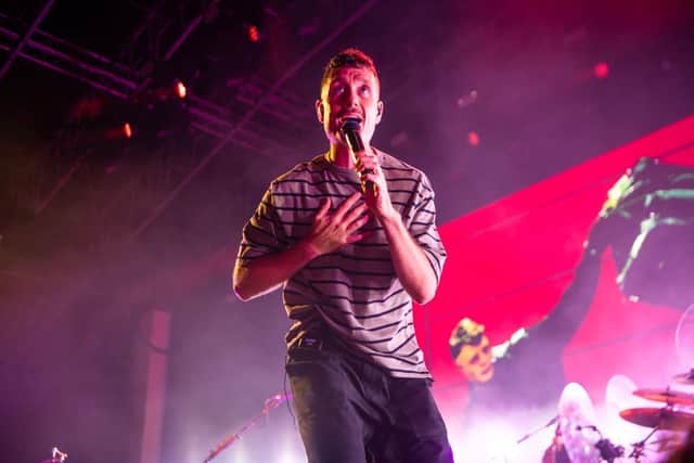 Bastille overcame technical hitches at a storming Piece Hall show. (Photo: Cuffe and Taylor).