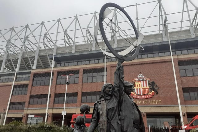 This statue near the main entrance to the Stadium of Light honours all the fans who have followed SAFC in the last 141 years.