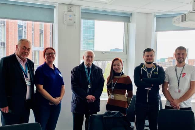 Dr Alan Billings, South Yorkshire Police and Crime Commissioner and Graham Jones, Head of the South Yorkshire Violence Reduction Unit visited Element Society recently in Sheffield.