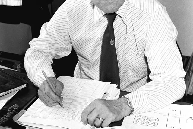 September 1980 - pictured is Boyd Headlong, senior administrative officer