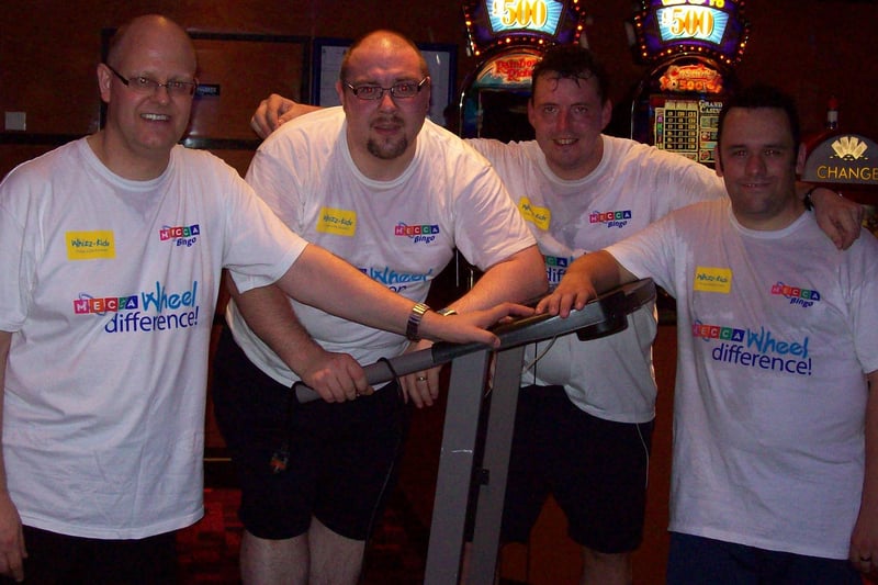 A treadmill challenge faced these brave volunteers at Mecca 13 years ago but who can tell us more?