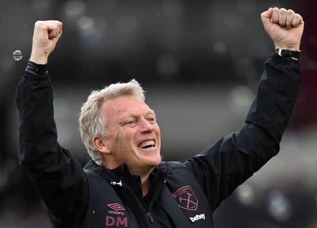 David Moyes, Manager of West Ham. (Photo by Justin Setterfield/Getty Images)