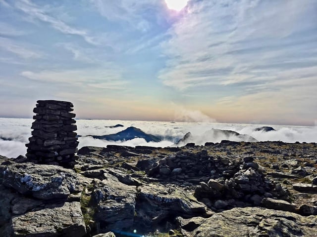 The spectacular weather event occurs when the air near the ground is cooler than the air above it.