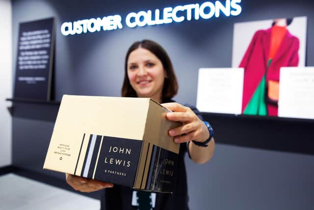 John Lewis' click and collect delivery and returns service is available at three Co-op stores in Sheffield, in Clarkson Street, Angel Street and Southey Green Road