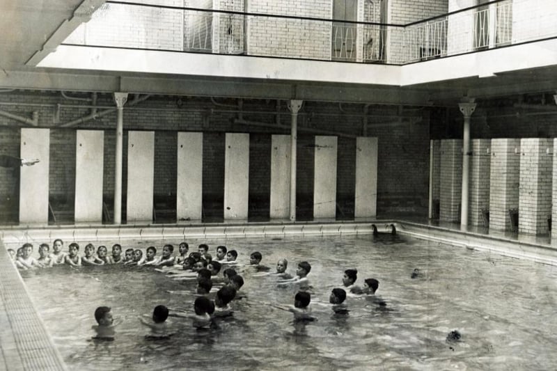 Swimming lessons in 1966