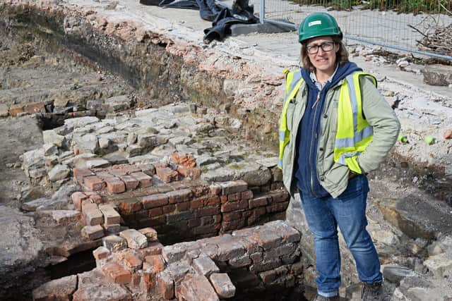 Milica Rajic at the Sheffield Castle dig. Picture: Marie Caley.