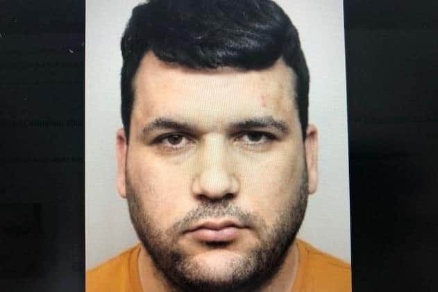 Pictured is illegal immigrant Dritan Tusha, aged 25, of Calvert Road, near Tinsley, Sheffield, who has been jailed after he was caught by police growing cannabis worth thousands of pounds.