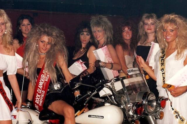 The Roxy’s famous Miss Rock Glam, and big hair as standard competition that used to be an annual event as part of its Monday Rock Night