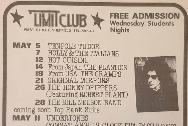 A club flyer