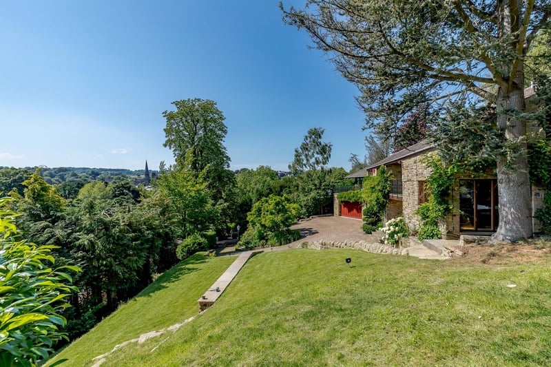The property occupies an elevated position with unrivalled views across Bakewell and Derbyshire.