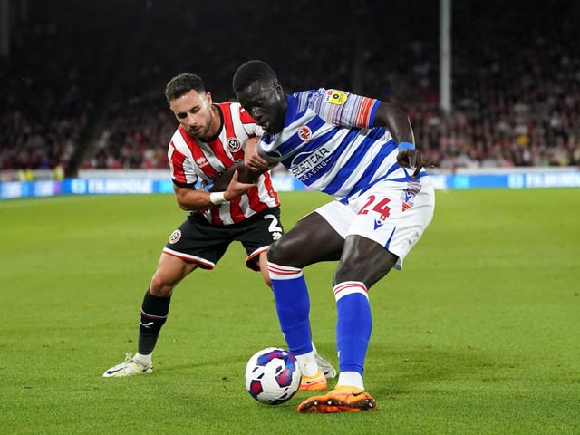 Another solid display down the right flank for the Blades man, which ended prematurely when he was replaced by Basham with around 12 minutes left. Hopefully that's just a precaution rather than anything injury-related, with Baldock being United's only fit senior right-back 

RESTRICTIONS: EDITORIAL USE ONLY No use with unauthorised audio, video, data, fixture lists, club/league logos or "live" services. Online in-match use limited to 120 images, no video emulation. No use in betting, games or single club/league/player publications.