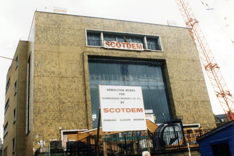 It was goodbye to legendary Tollcross department store Goldbergs, which was demolished in 1996.