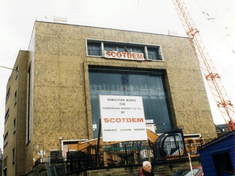 It was goodbye to legendary Tollcross department store Goldbergs, which was demolished in 1996.