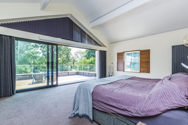 The large and spacious master suite incorporates both his and hers walk-in-wardrobes with "sumptuous" en suite facilities and large projector and screen.