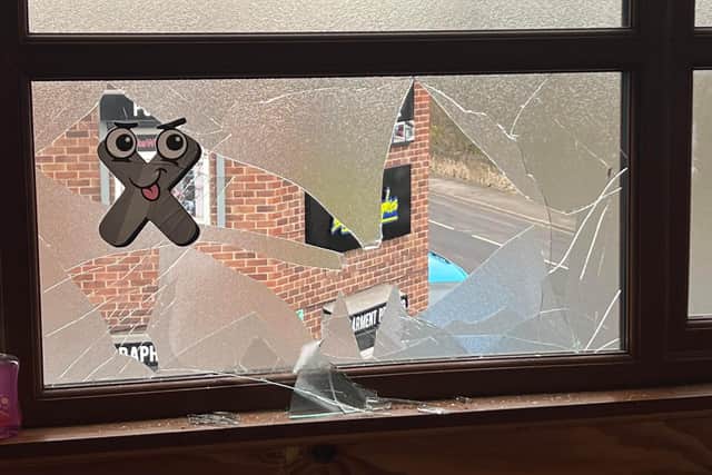 Jamia Abdullah Bin Masood in Darnall had a first-floor window smashed at a time between 5pm on March 19 and 7am on March 20.